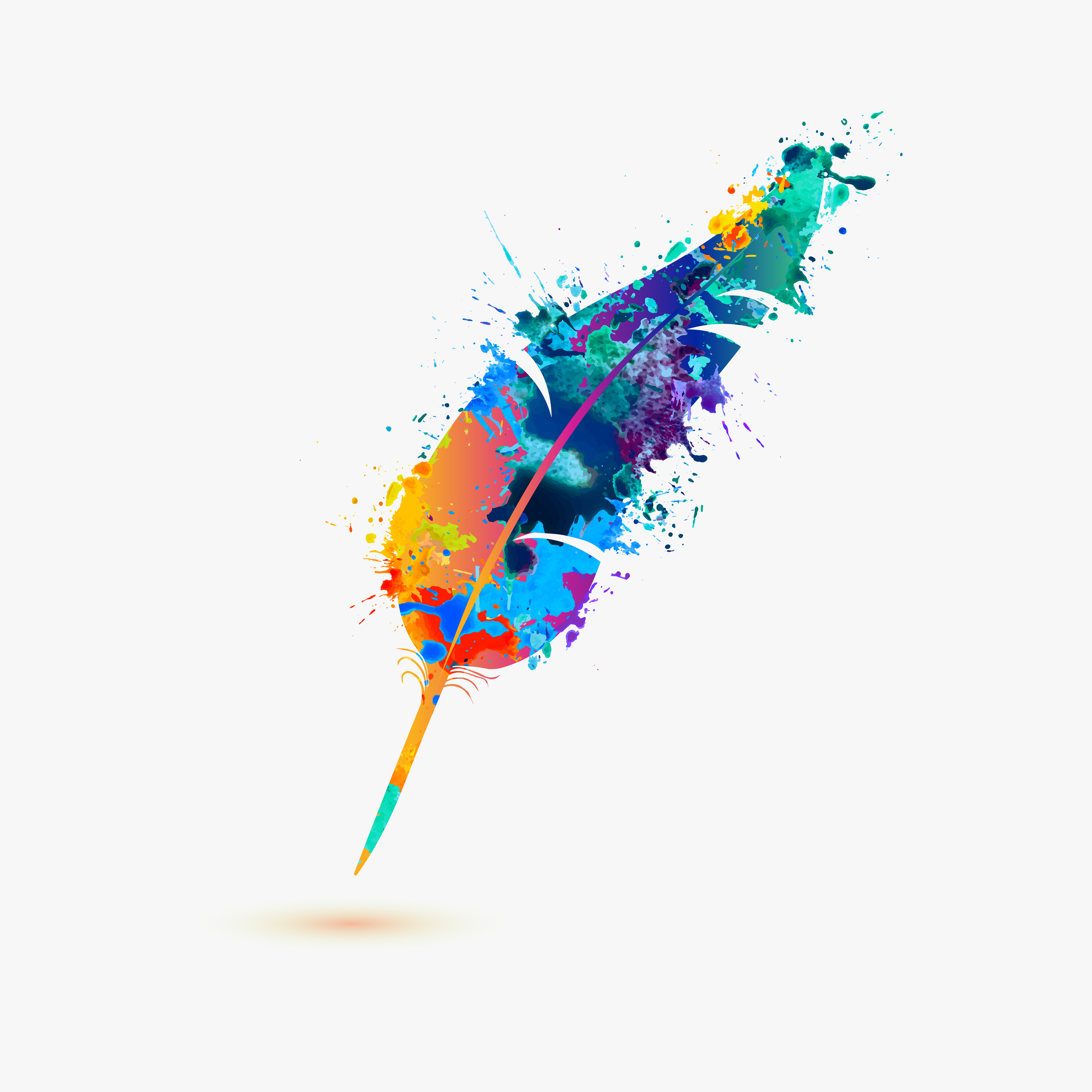colourful quill