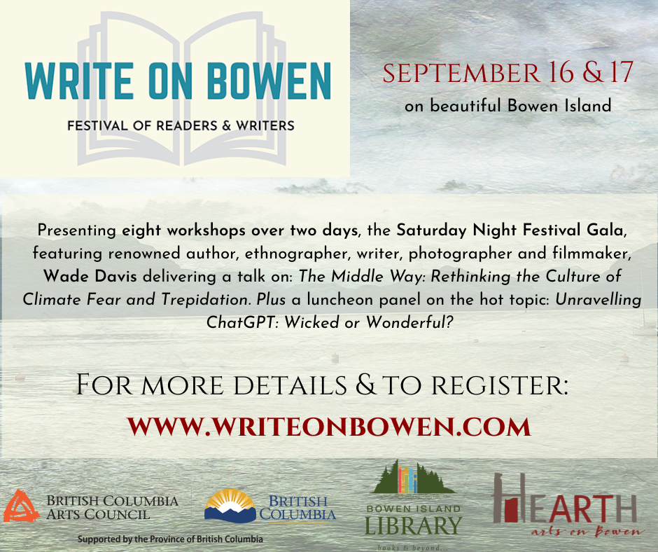 2023 Write on Bowen Festival of Readers & Writers advertising description
