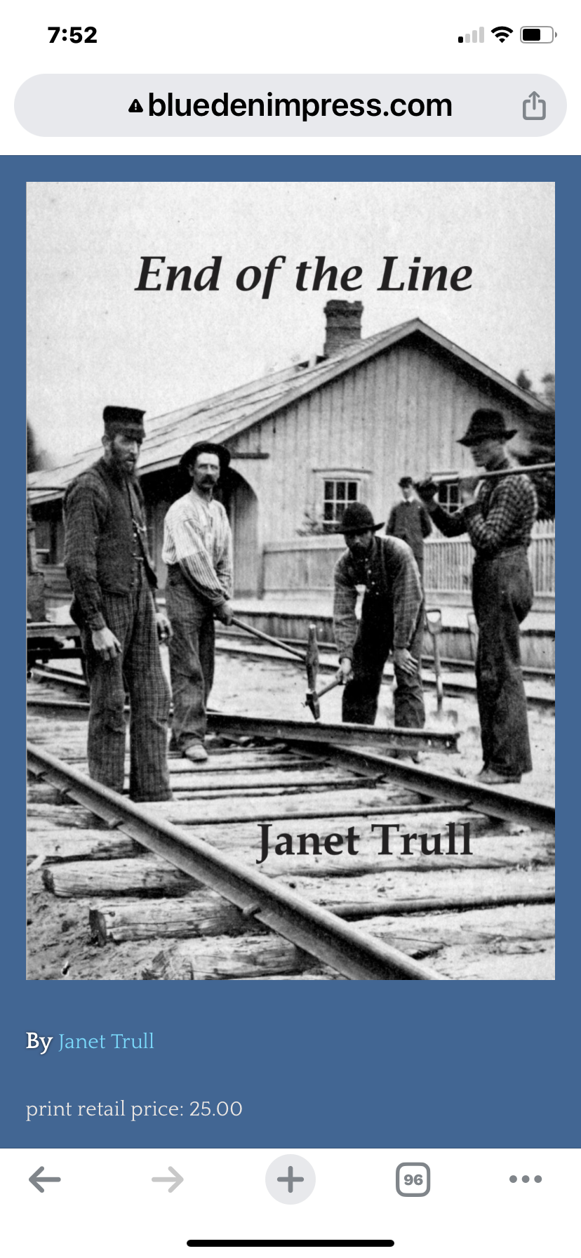 1878. The railway arrives in Haliburton, Ontario and changes everything. The dead have much to teach the living at the end of the line. 