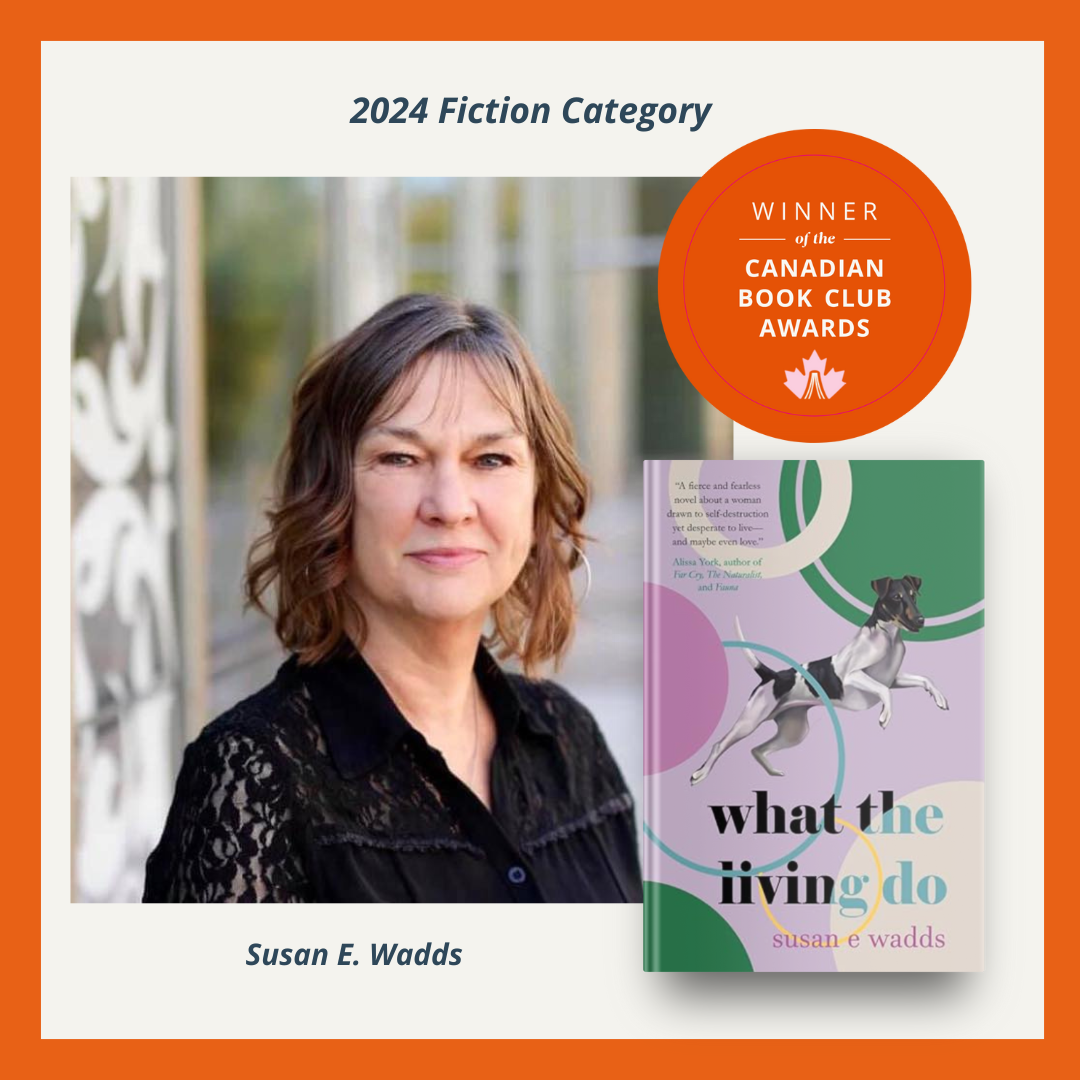 Susan Wadds debut novel wins The Canadian Book Club Awards in the fiction category