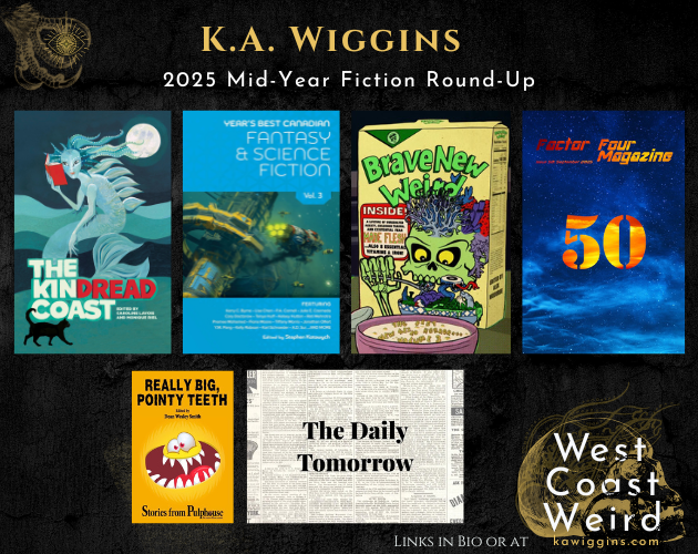 Compilation graphic of K.A. Wiggins 2025 releases