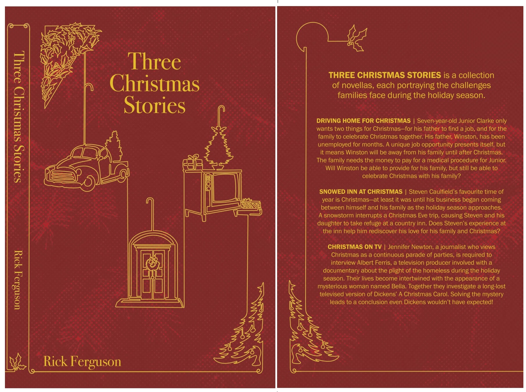 Book Launch - Three Christmas Stories - Anthology of holiday tales.