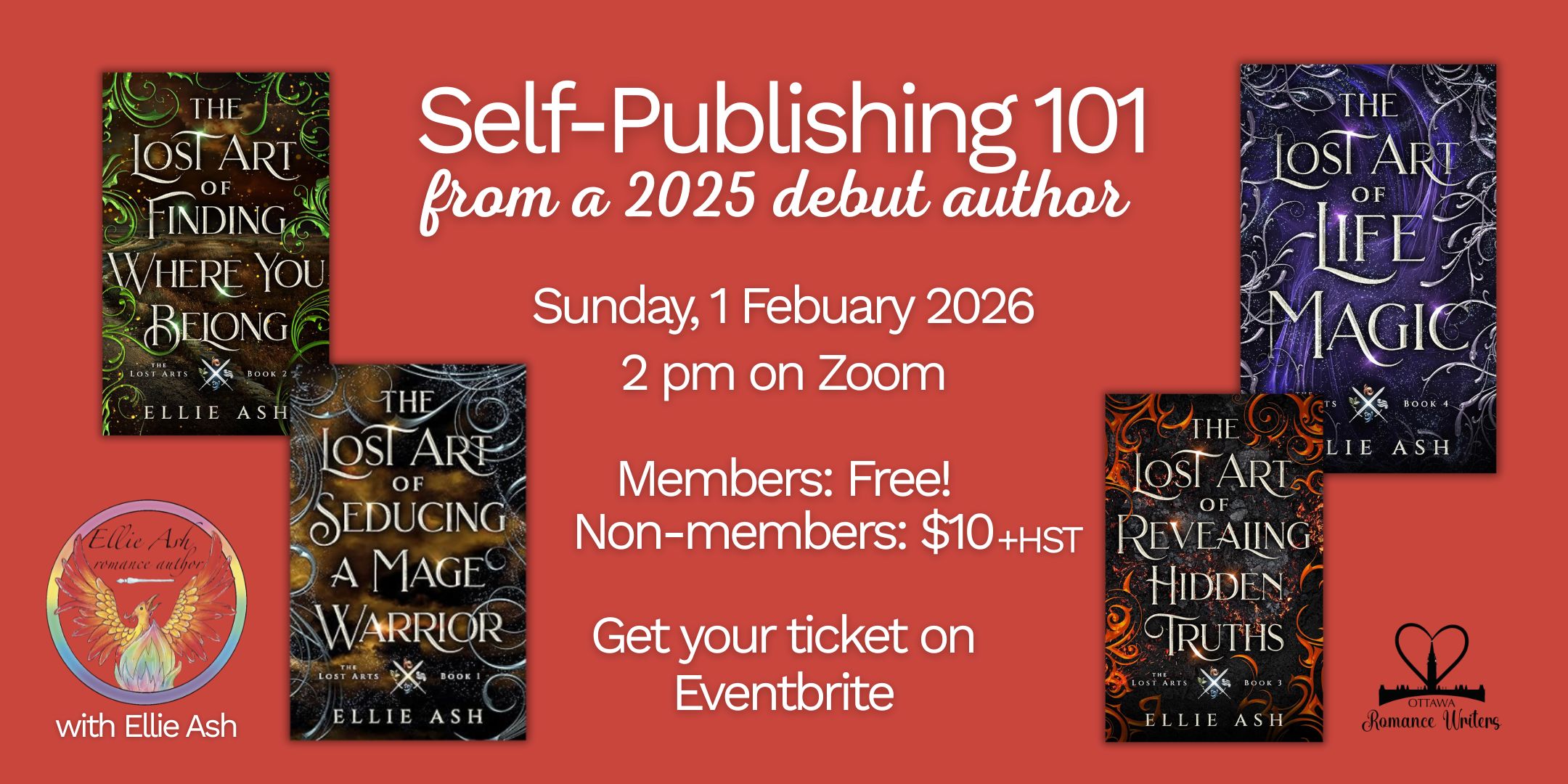 Sunday, 1 February, 2pm Eastern. Members: Free! Non-members: $10+HST