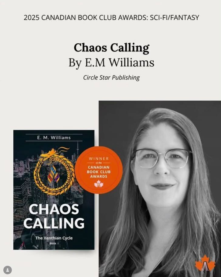 2025 Canadian Book Club Awards: SCI-FI/Fantasy -- Chaos Calling by E.M. Williams
