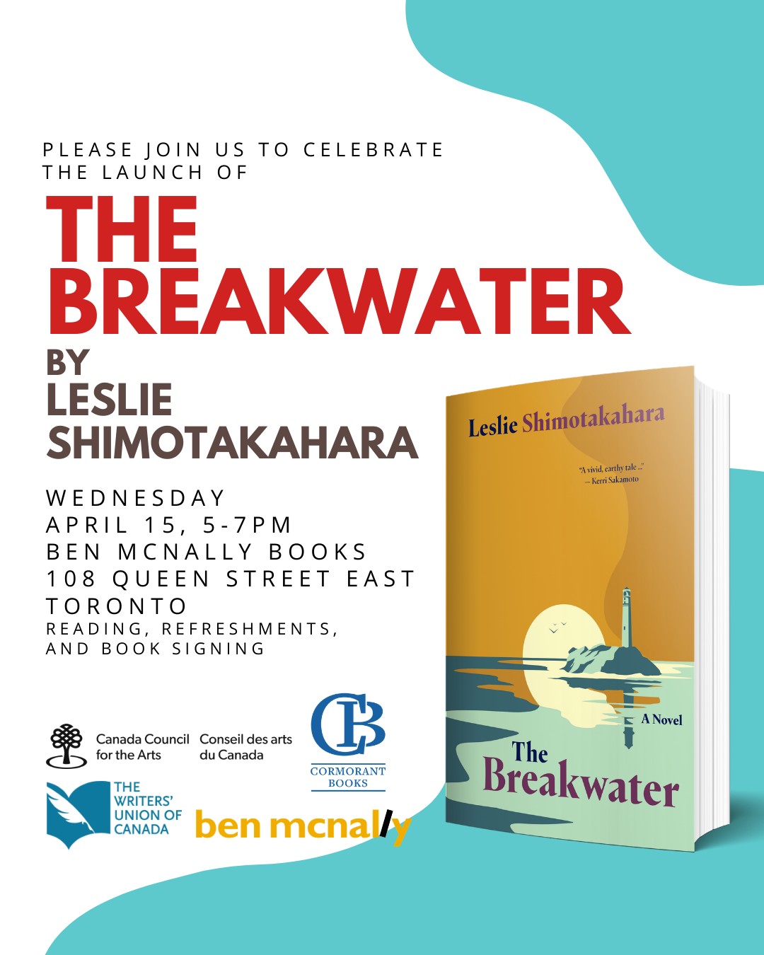 Book Launch at Ben McNally Books on April 15th