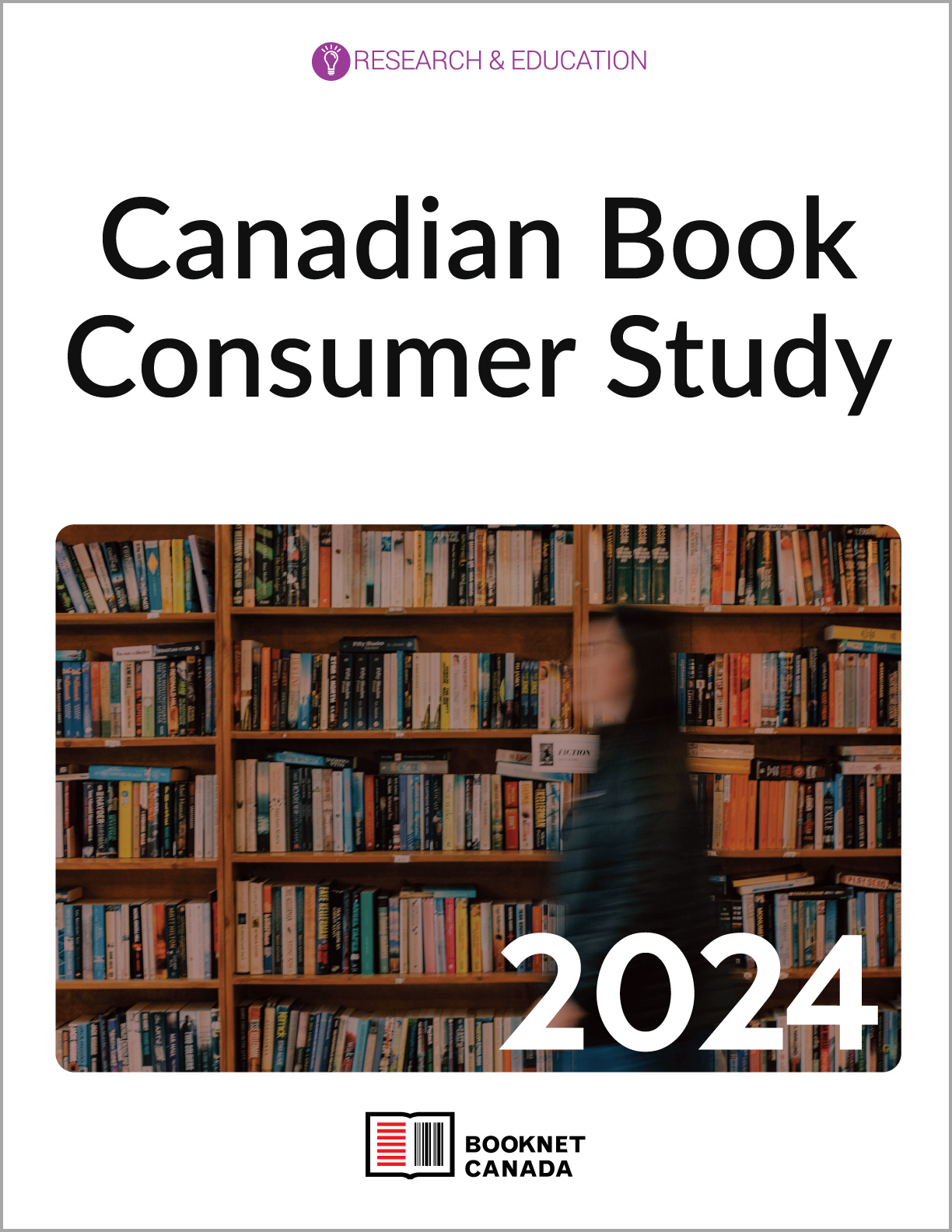 BookNet Canada Canadian Book Consumer Study 2024 cover
