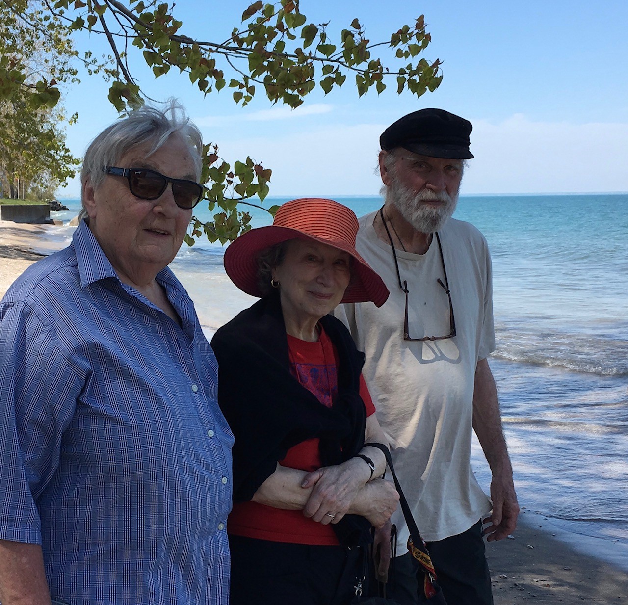 Photo of Eve, Margaret, and Graeme
